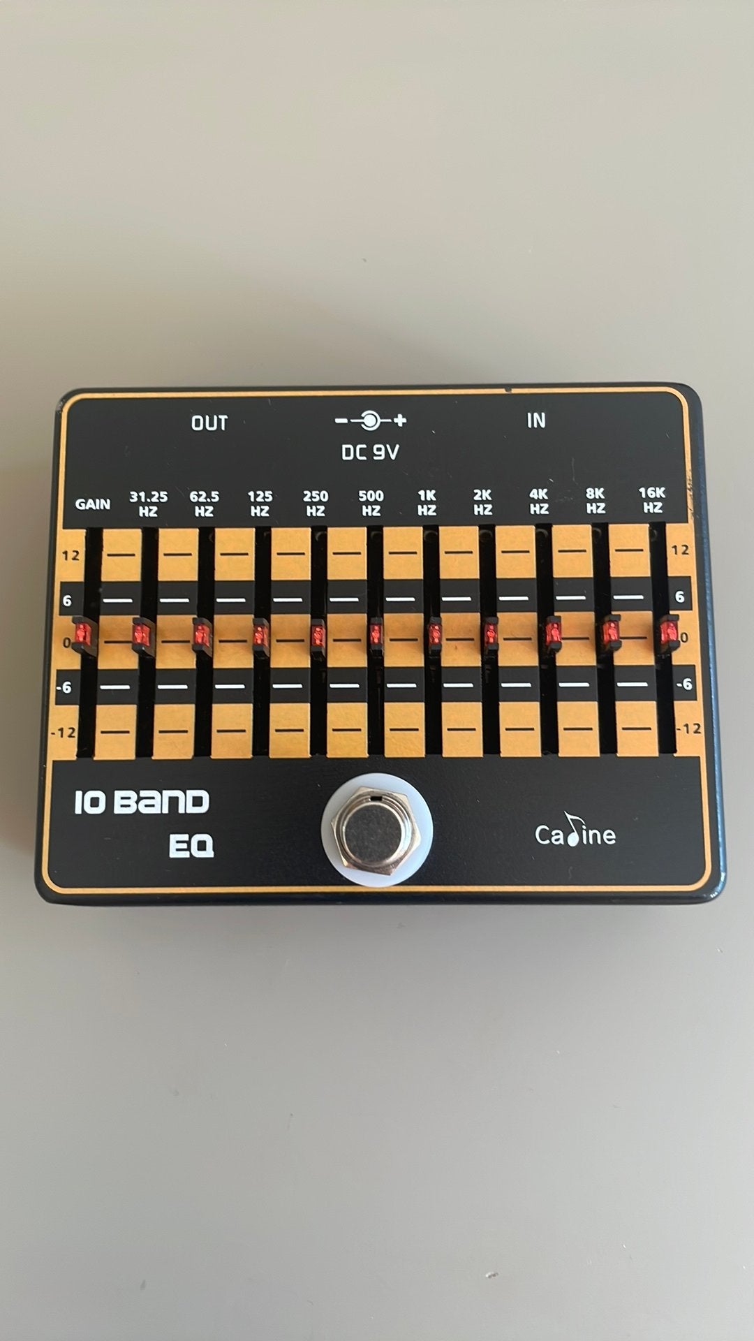 10 Band EQ effectpedaal - Caline, Ophalen of Verzenden, Gebruikt, Equalizer