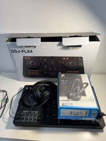 Pioneer DDJ-FLX4 + Sennheiser HD 25 nieuw 2026, Muziek en Instrumenten, Dj-sets en Draaitafels, Ophalen of Verzenden, Nieuw, Dj-set