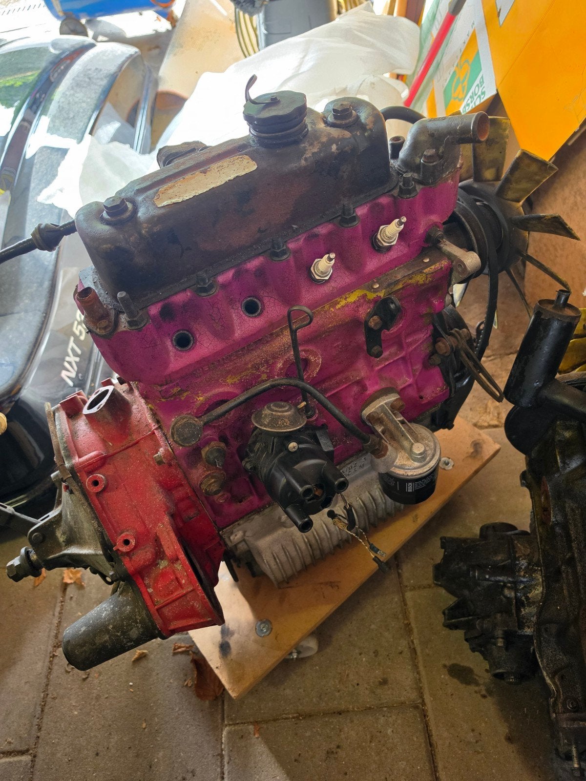 2x 1000cc Mini Cooper motorblok (alleen ophalen), Auto-onderdelen, Motor en Toebehoren, Ophalen of Verzenden, Gebruikt, Mini