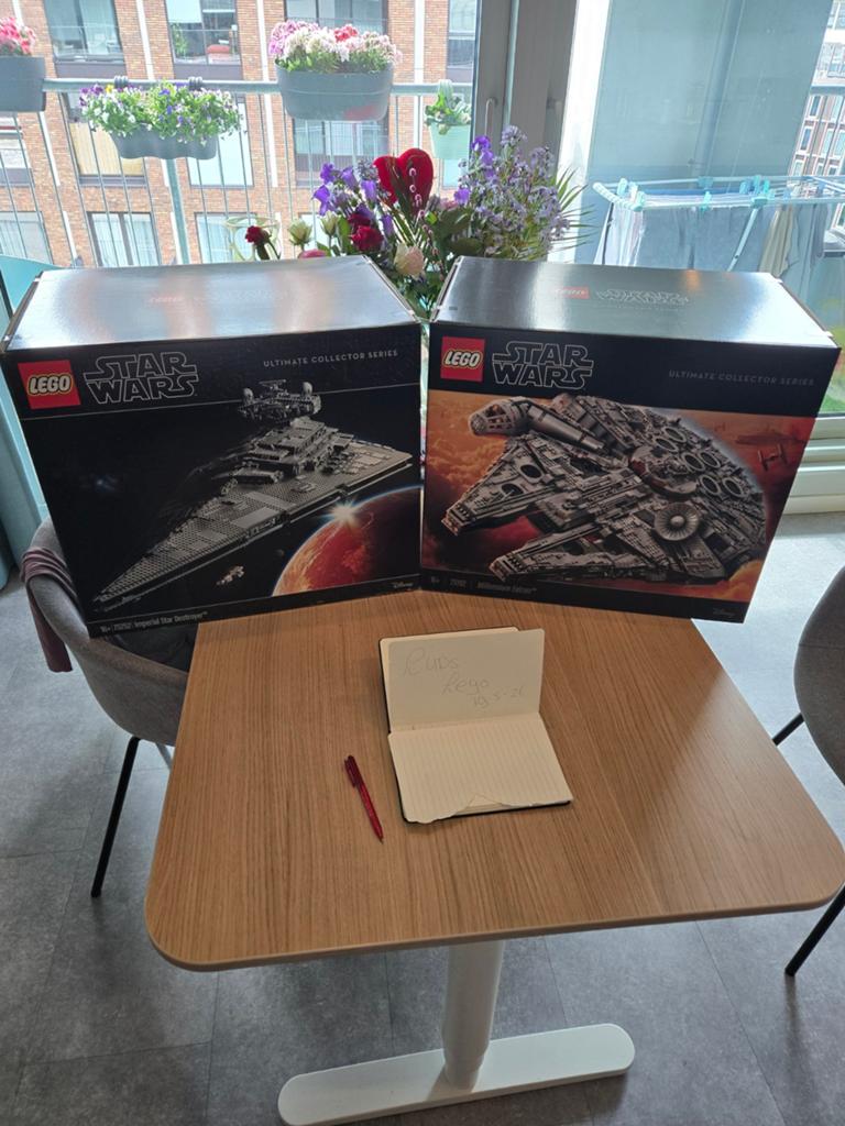 UCS Star Wars Sets: Imp. Star Destroyer & Millenium falcon, Kinderen en Baby's, Speelgoed | Duplo en Lego, Ongeopend/sealed, Star Wars