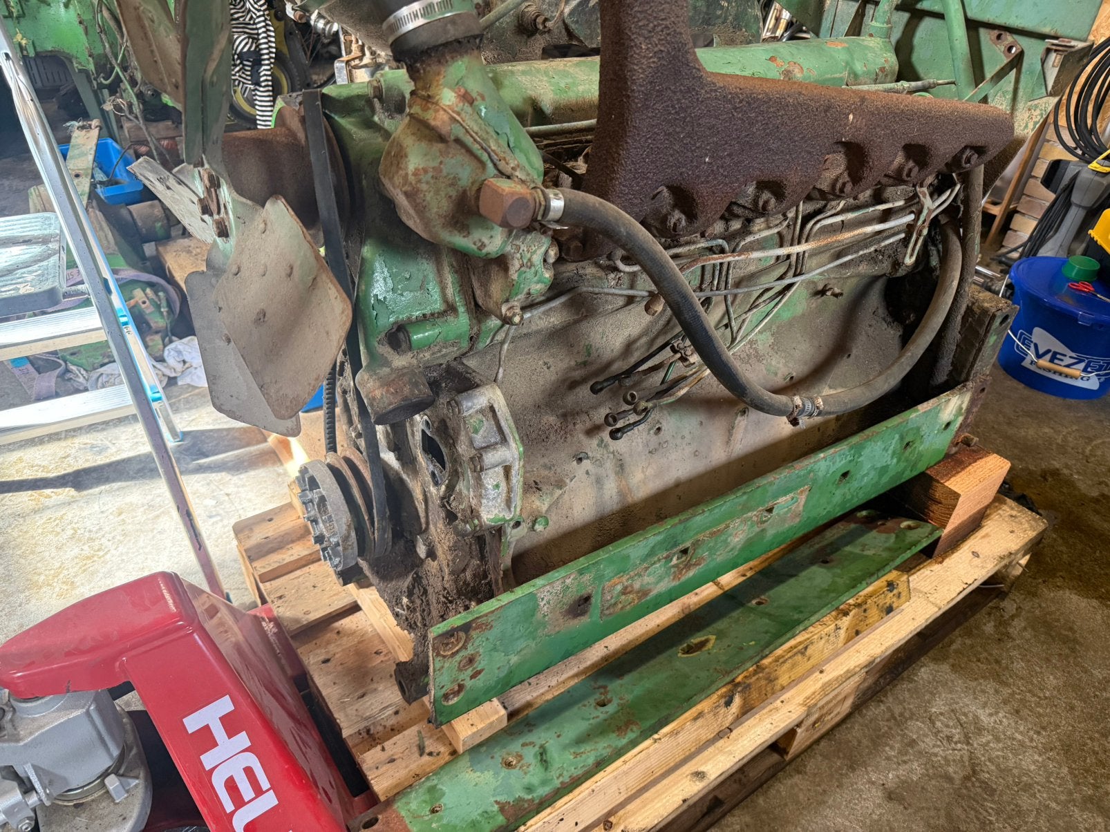 Motor john deere 3130, Ophalen, Gebruikt