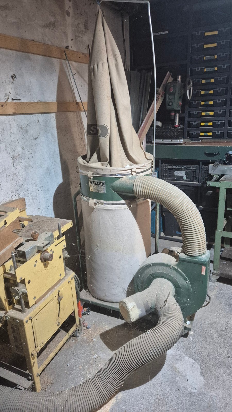 Spero Afzuiger/Ventilator - Model TDC-2042, 1500W, Ophalen, Gebruikt, Ventilator en Afzuiger