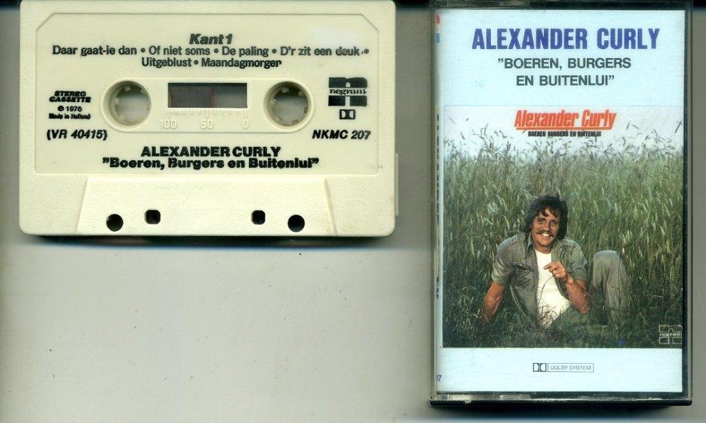 Alexander Curly Boeren, Burgers en Buitenlui cassette ZGAN, Cd's en Dvd's, 1 bandje, Ophalen of Verzenden, Zo goed als nieuw, Origineel