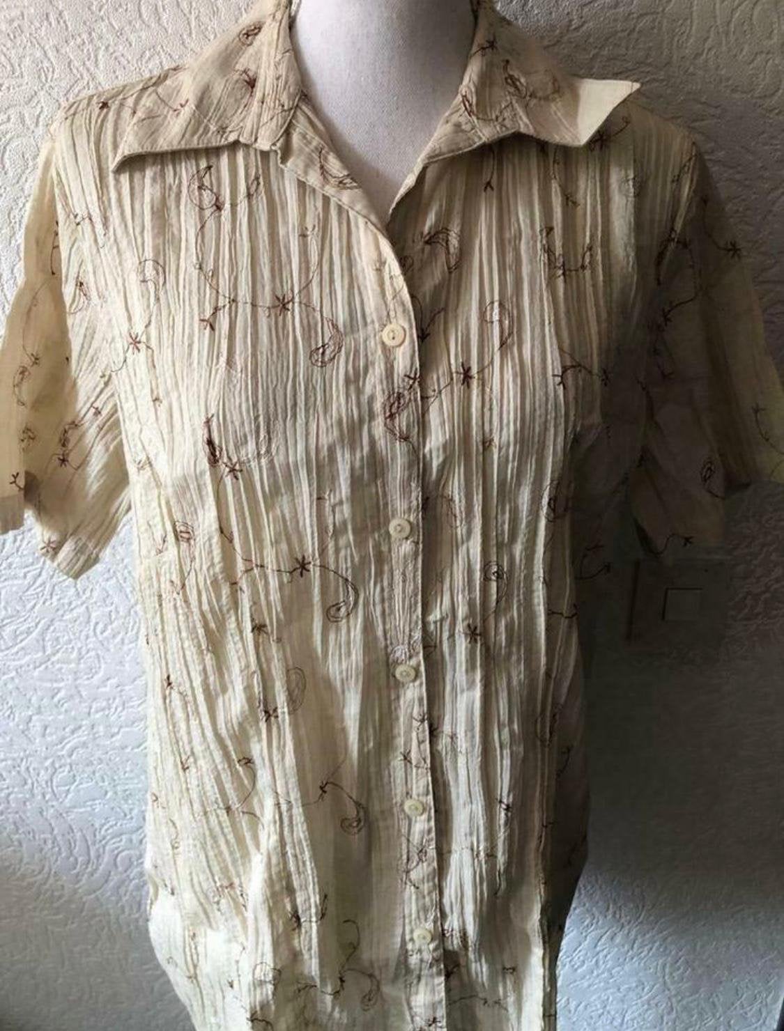 Maat 46 - blouse van C&A , CANDA , ERFO - 6 € per stuk, Ophalen of Verzenden, Zo goed als nieuw, Maat 46/48 (XL) of groter, Overige kleuren