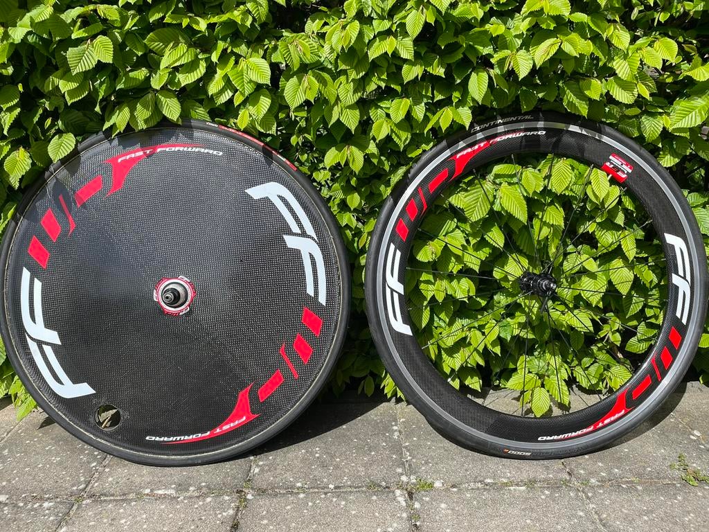 FFWD Carbon TT Wielset – Disc + F6R, Fietsen en Brommers, Gebruikt, Tijdrit-/triatlonfiets, Carbon, Ophalen
