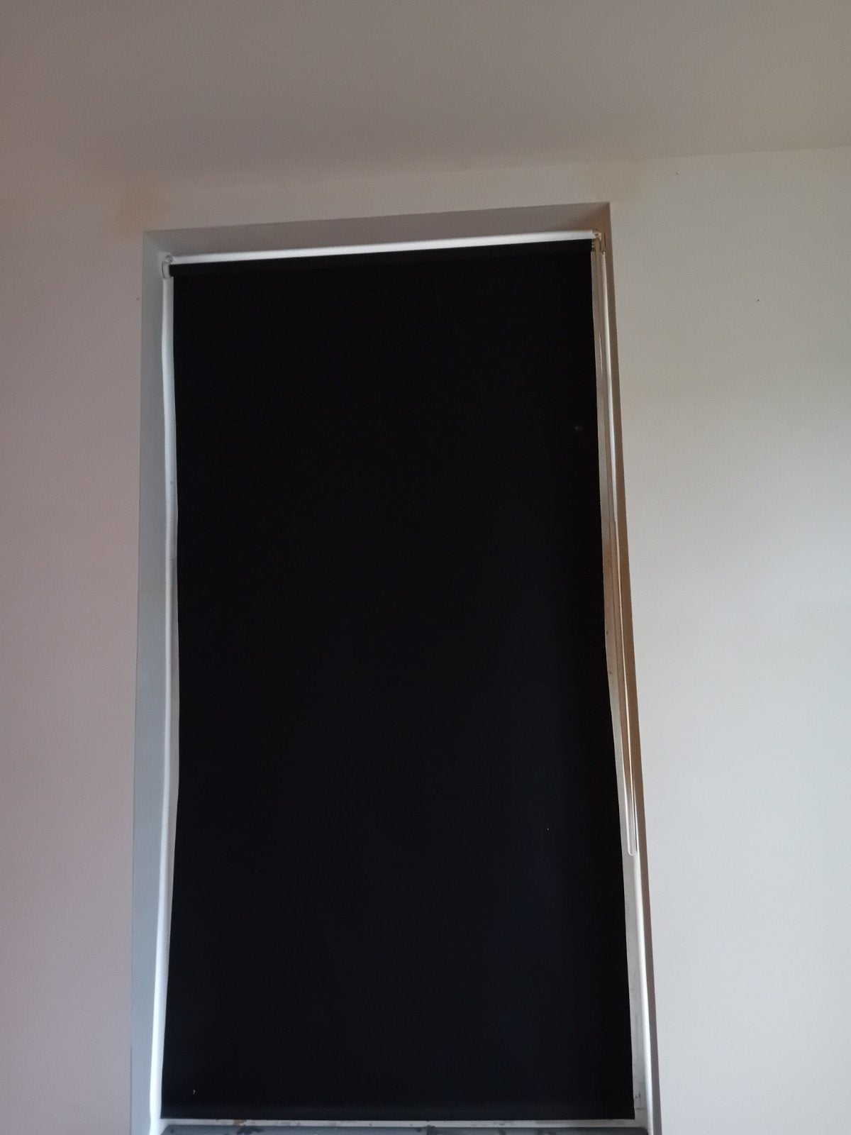 3x zwart Fridans rolgordijn van 100 x 195 cm (Ikea), Ophalen, Koordbediening, Zwart, Rolgordijn