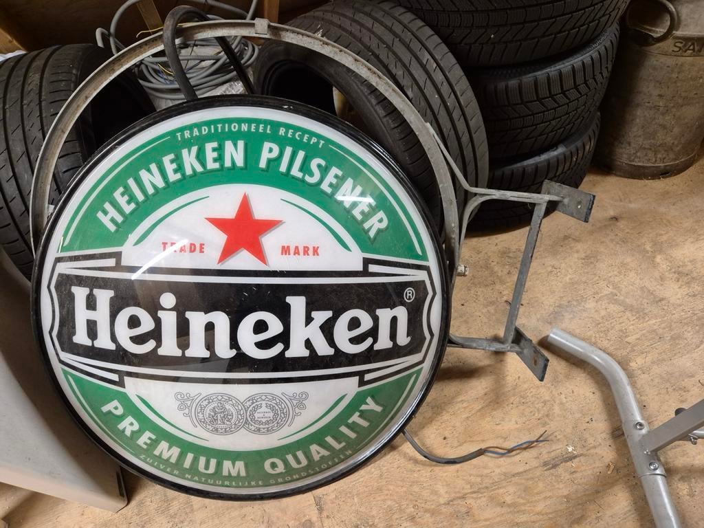Heineken lichtbak, Ophalen of Verzenden, Zo goed als nieuw, Lichtbak of (neon) lamp