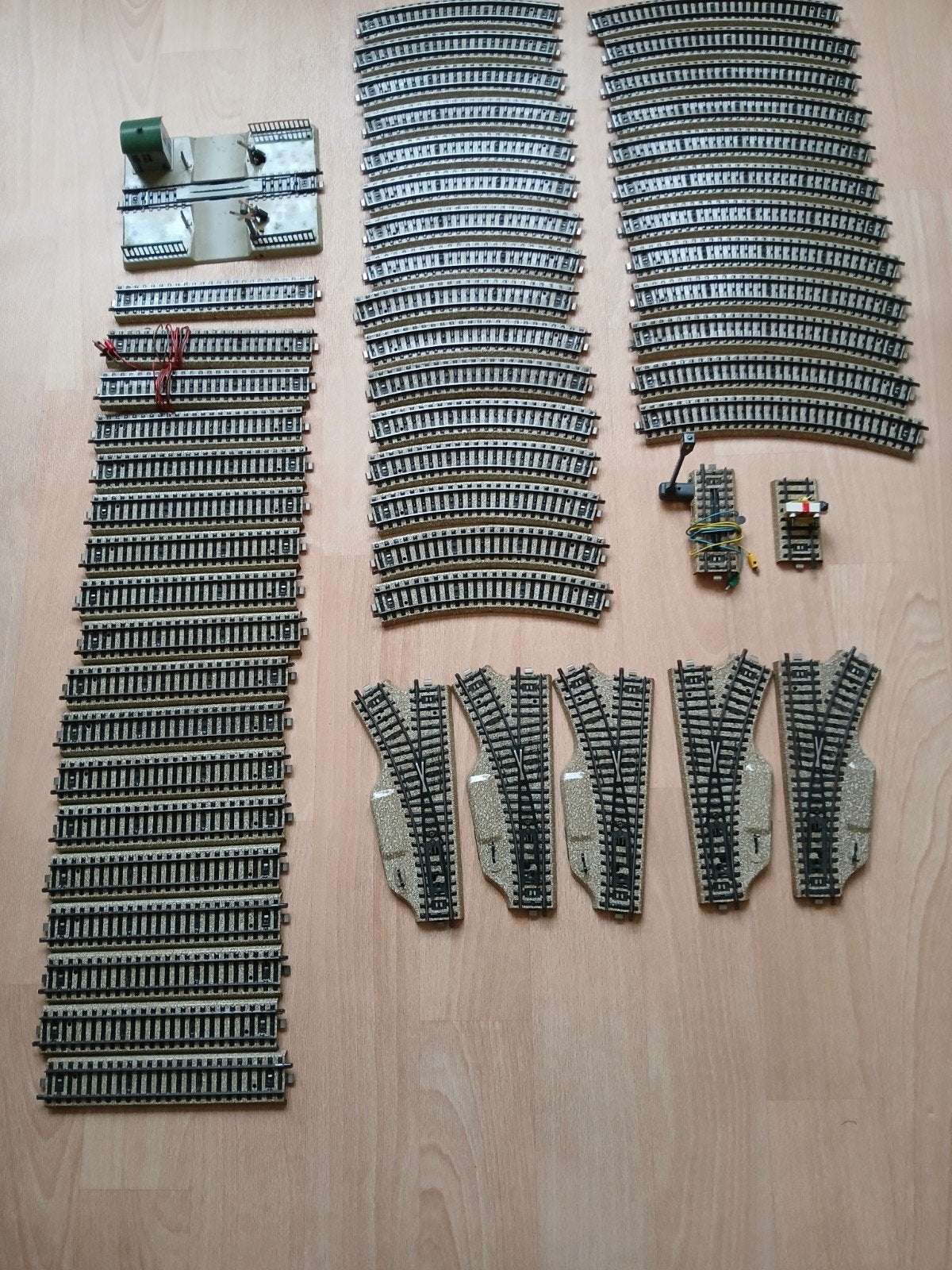 Marklin M rails en wissels in goede staat., Hobby en Vrije tijd, Modeltreinen | H0, Wisselstroom, Rails, Ophalen of Verzenden