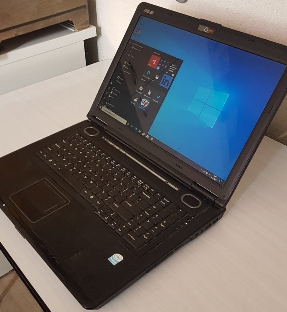 asus 17'' intel duo core 3GB ram 500GB HDD DVDrw windows 7, Computers en Software, Windows Laptops, HDD, 2 tot 3 Ghz, Ophalen of Verzenden