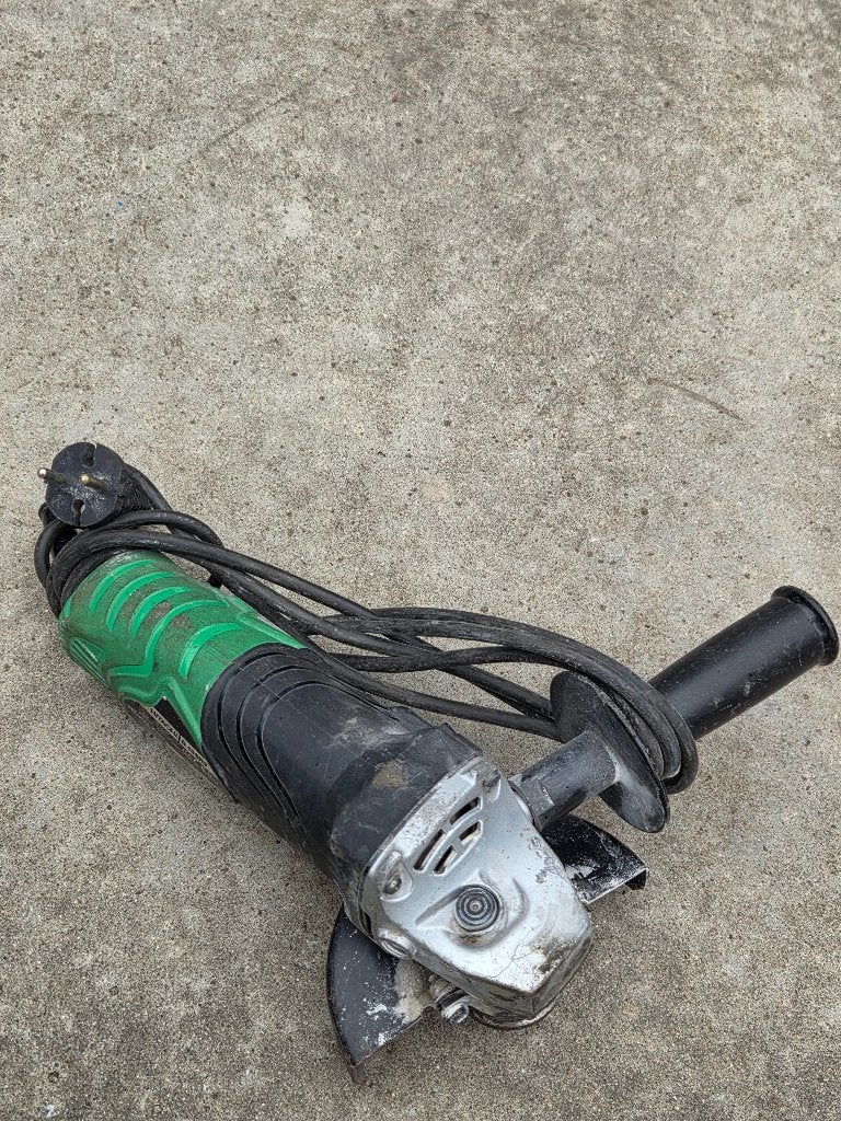 Hitachi haakse slijper G13SR3, Ophalen, Gebruikt, Haakse handslijpmachine