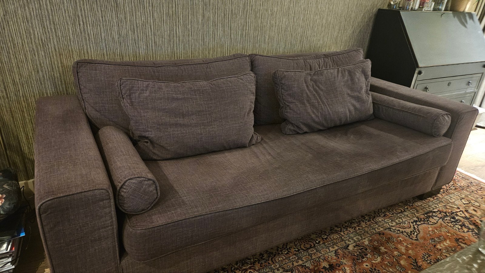 Bocx Hamilton 2- en 2,5-zits bankstellen - Bruin, Ophalen, Modern, Comfortabel, 75 tot 100 cm, Rechte bank