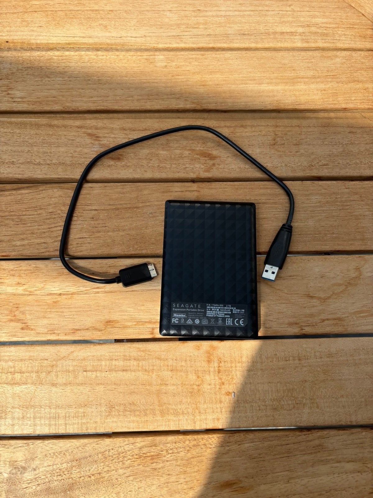 Seagate Expansion Portable Drive van 2 TB, Computers en Software, Harde schijven, 2TB, Ophalen of Verzenden, Zo goed als nieuw