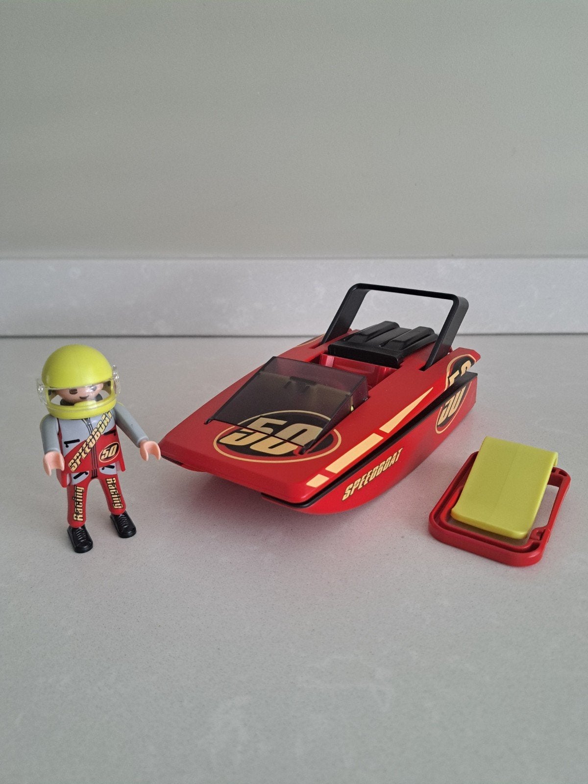 Playmobil 4341 Meeneem speedboot met coureur, Ophalen of Verzenden, Zo goed als nieuw