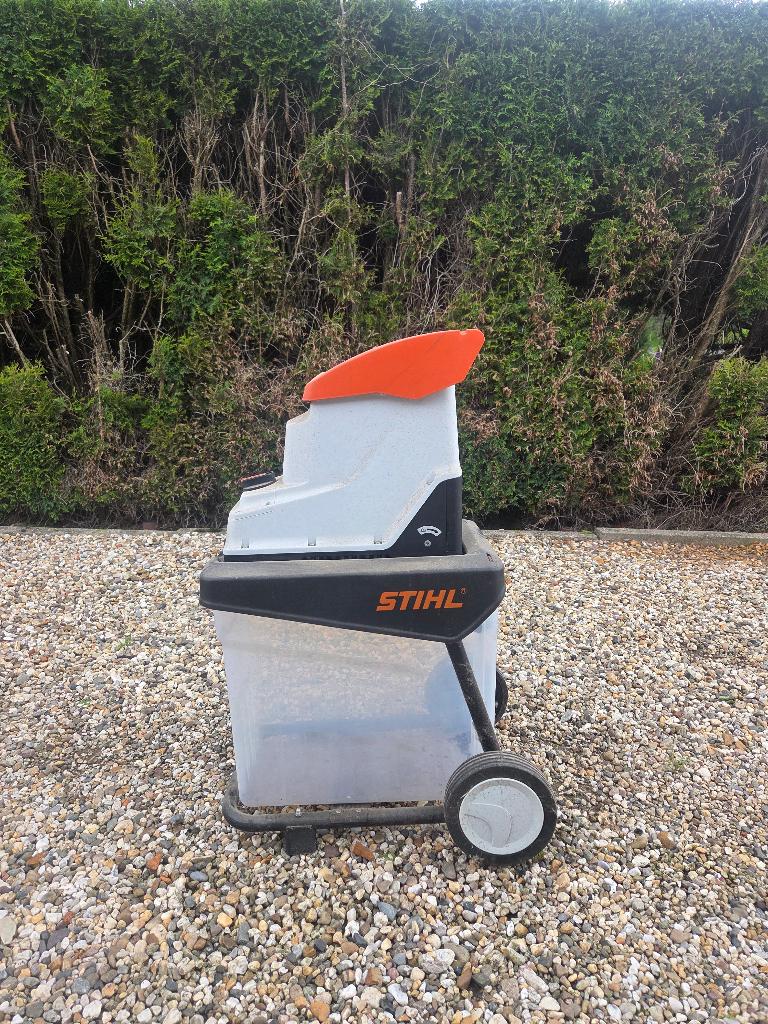 Stihl hakselaar, Tuin en Terras, Hakselaars, Ophalen, Stihl, Gebruikt, Met opvangbak