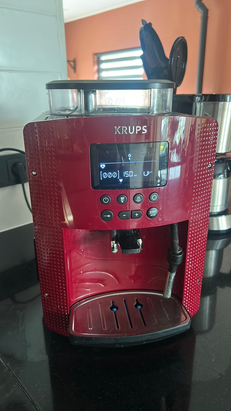 Krups koffie apparaat, Ophalen, Gebruikt, Koffiebonen, Combi