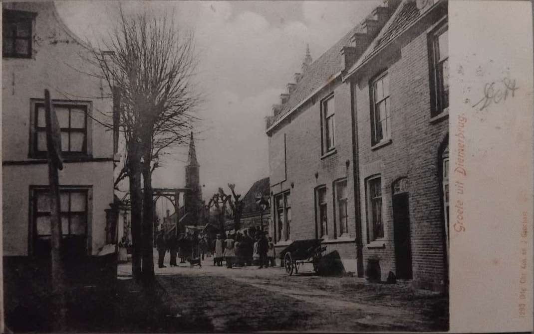 Diemerbrug (Diemen, Noord-Holland) - 1906, Ophalen of Verzenden, Voor 1920, Gelopen, Noord-Holland