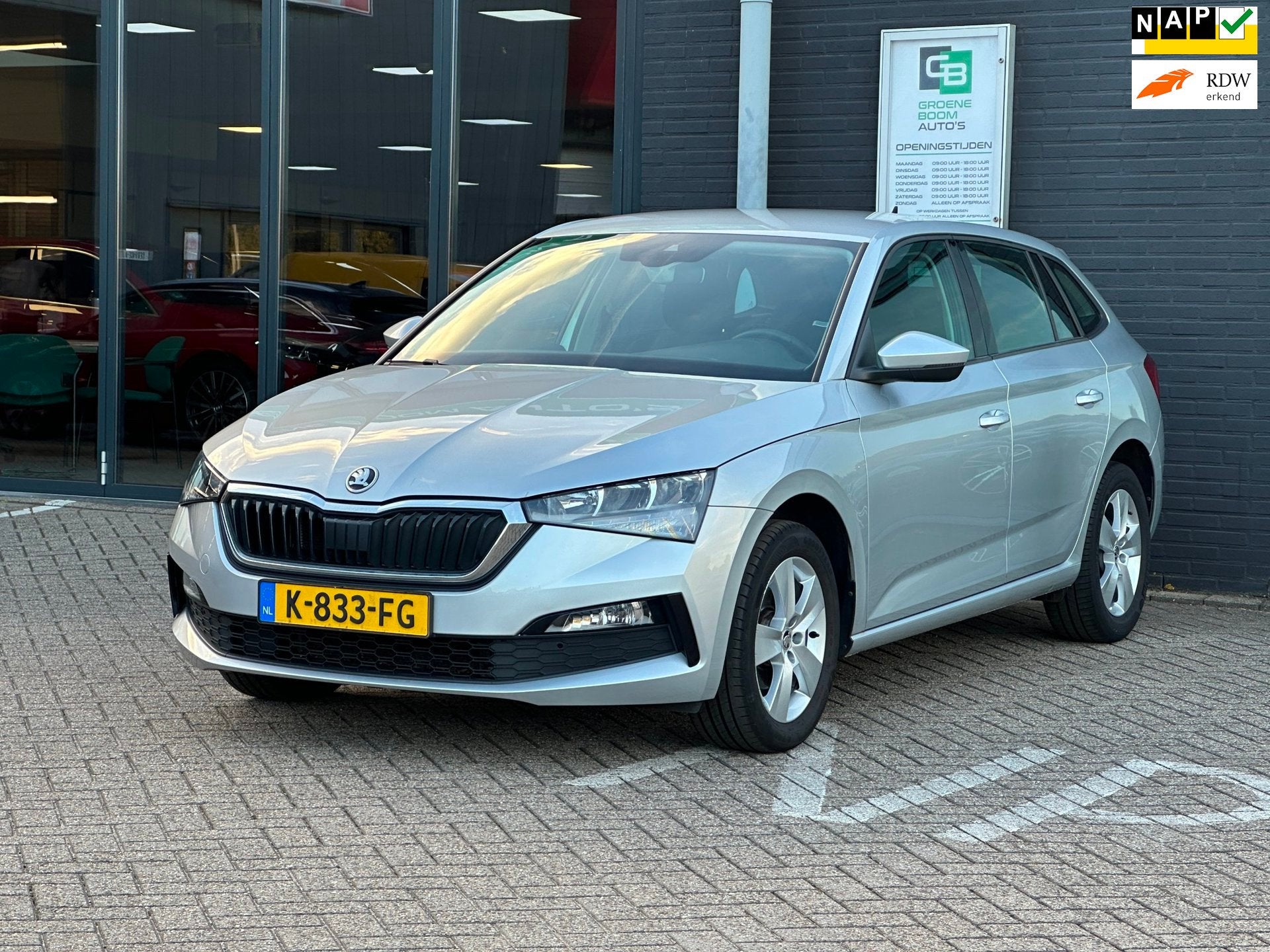 Skoda Scala 1.0 TSI Ambition/1STE EIG/APP-CONNECT/AIRCO/NL-A, Voorwielaandrijving, Scala, Gebruikt, Euro 6