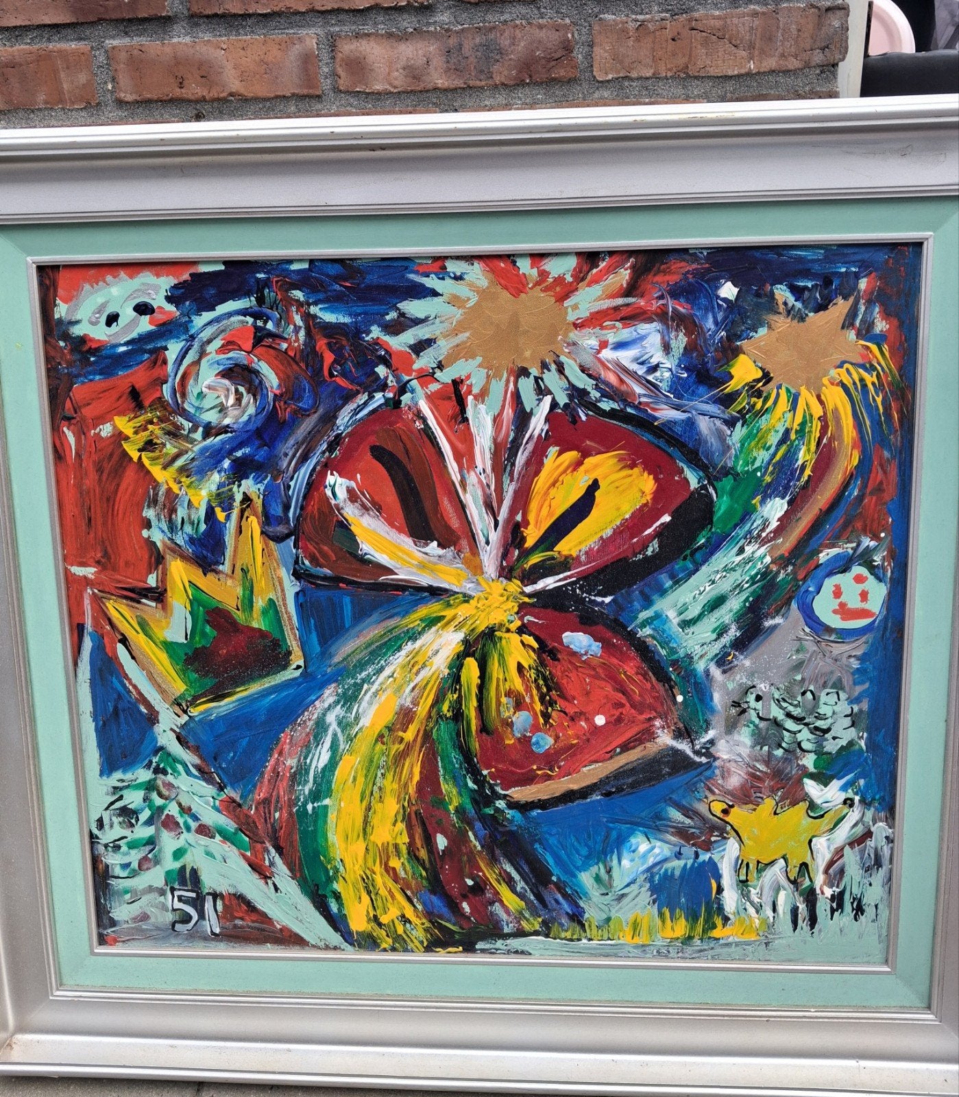 schilderij in olieverf, Ophalen of Verzenden