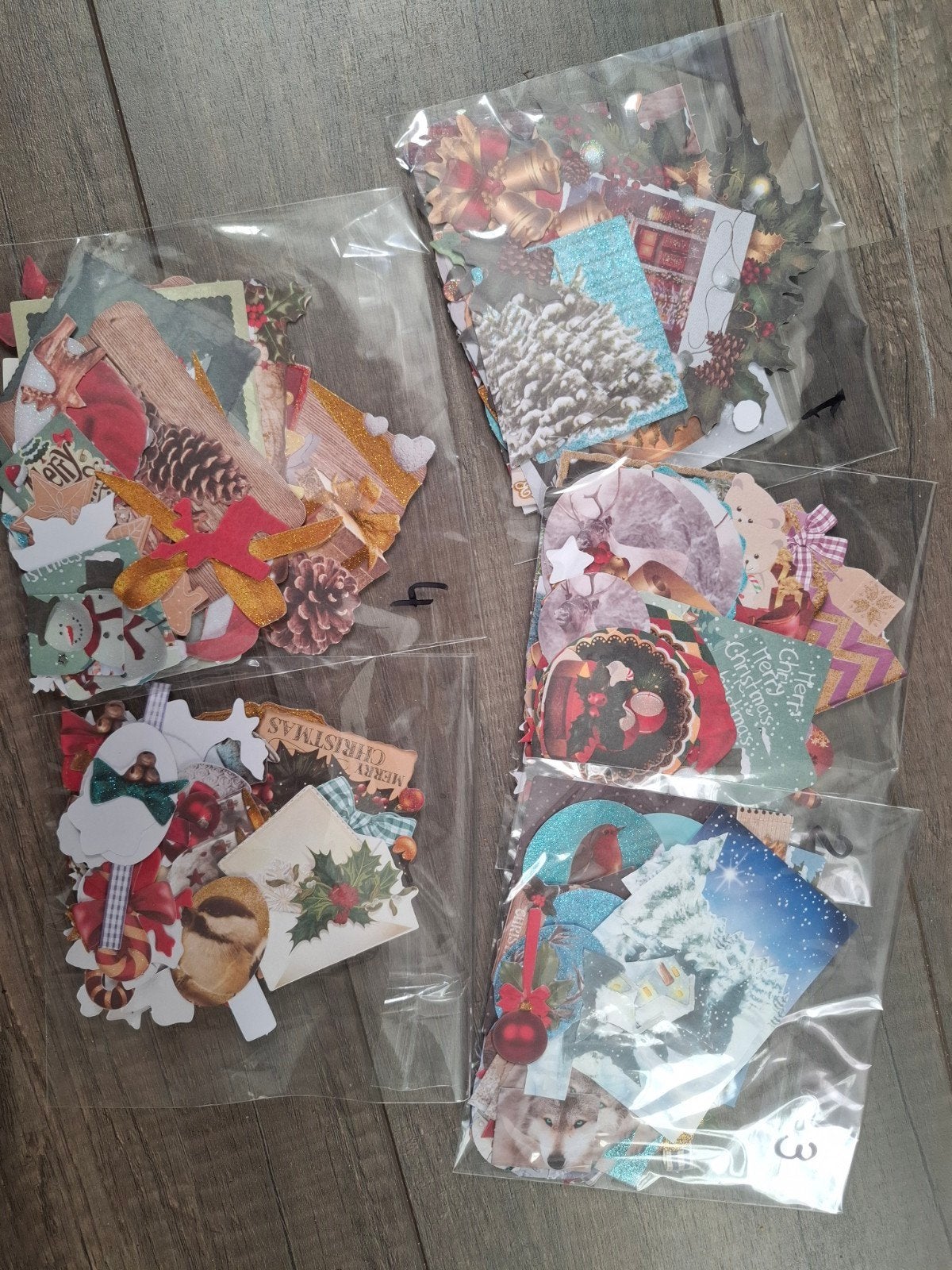 knutselen kerst kaarten maken, Nieuw, Meerkleurig, Ophalen of Verzenden, Papier of Karton