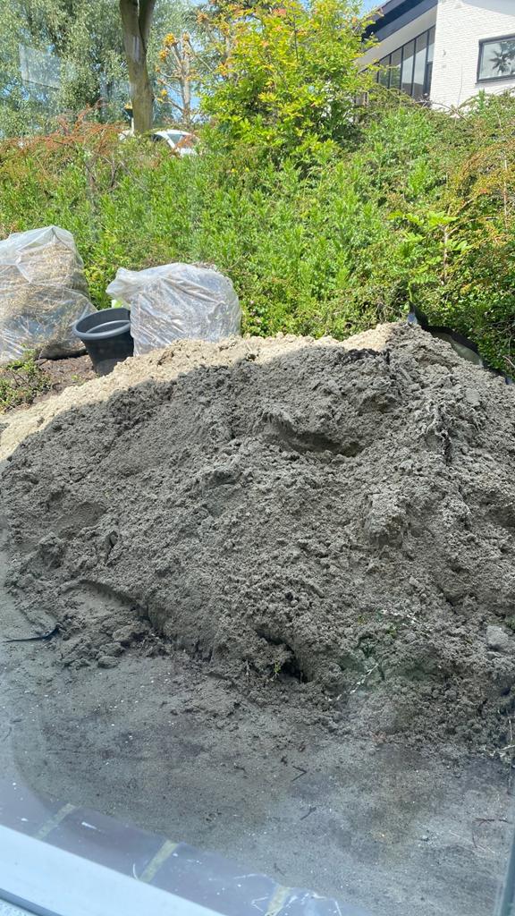 Gratis zand (straatzand), Ophalen, Zo goed als nieuw