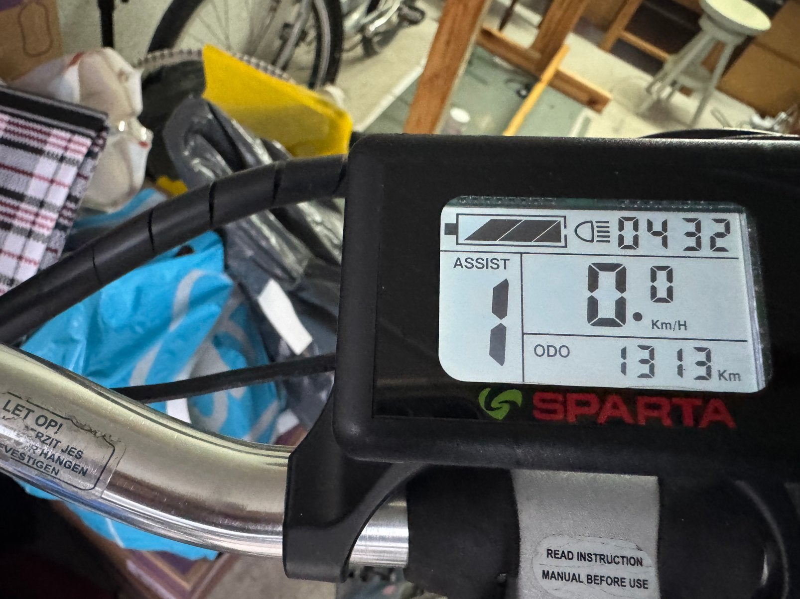 E-Motion Display + Control Unit 36V (Sparta C4 C3)onderdelen, Ophalen of Verzenden, Zo goed als nieuw
