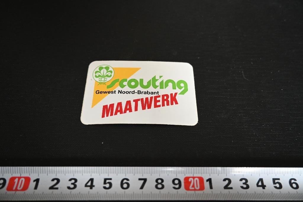 sticker Scouting Gewest Noord - Brabant  MAATWERK, Ophalen, Zo goed als nieuw