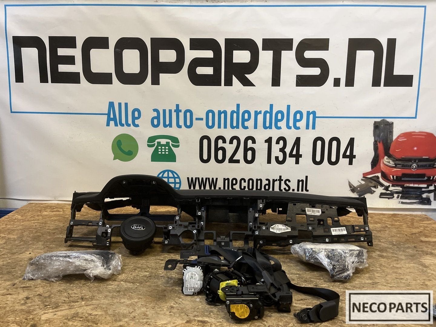 KIA NIRO AIRBAG AIRBAGSET COMPLEET ORIGINEEL, Auto-onderdelen, -, -, Ophalen of Verzenden, -