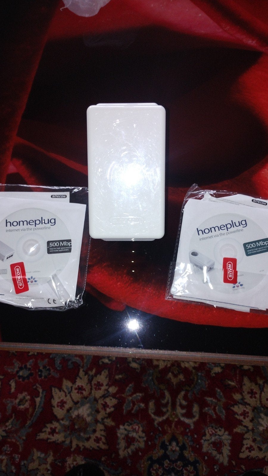 Sitecom Homeplug 500 Mbps Powerline Adapters (3 stuks), Ophalen of Verzenden, Zo goed als nieuw
