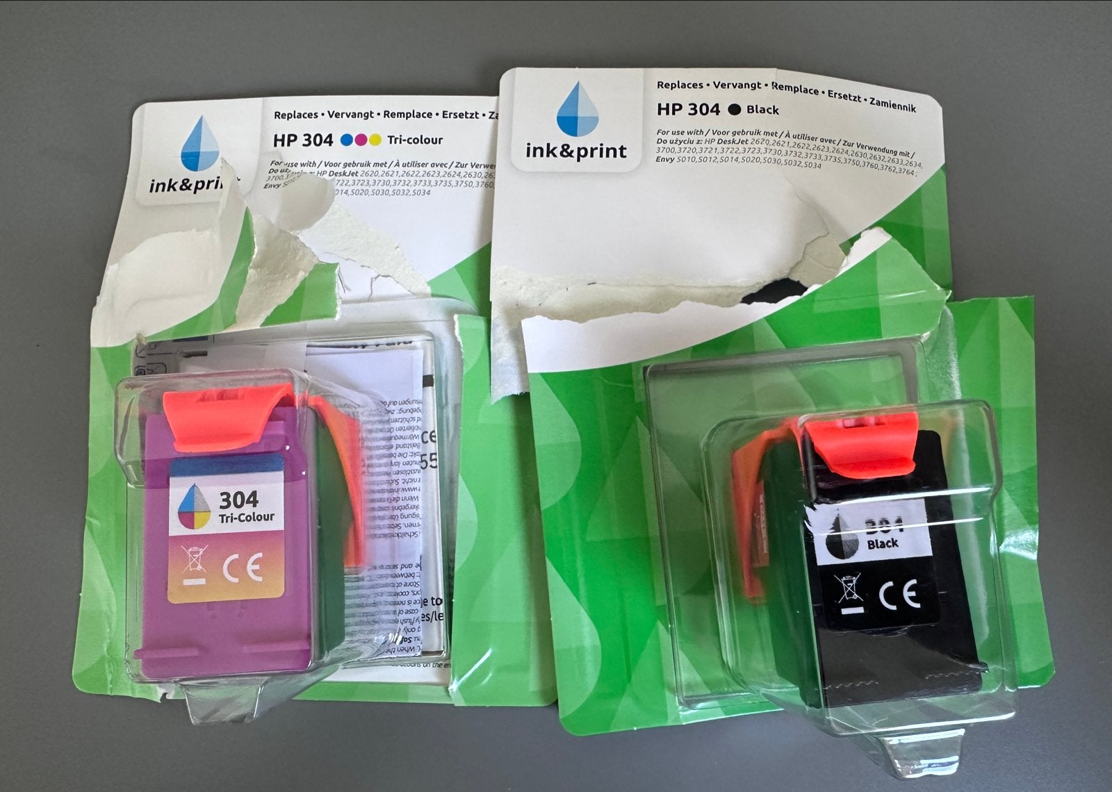 HP 304 inktcartridges (zwart en tri-colour), Ophalen of Verzenden, Zo goed als nieuw, Cartridge