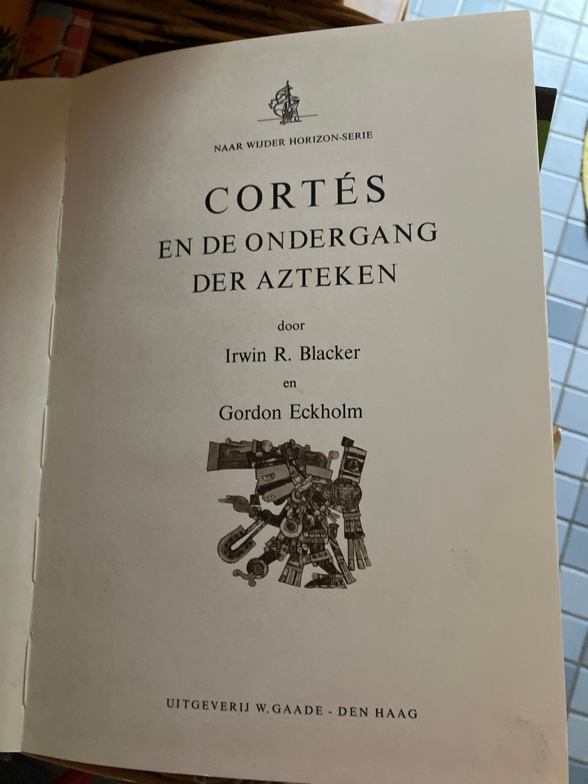 Cortés en de ondergang der Azteken - Eerste Druk, Ophalen, 20e eeuw of later, Gelezen
