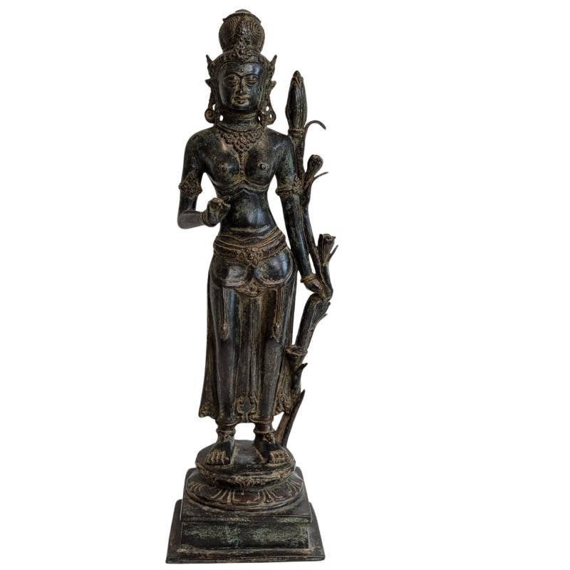 Bronzen Lakshmi beeld – Zuid-India/Sri Lanka – 024