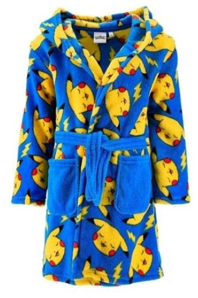 Pokemon fleece Badjas Pikachu - Maat 104, Nacht- of Onderkleding, Pokemon, Nieuw, Ophalen of Verzenden