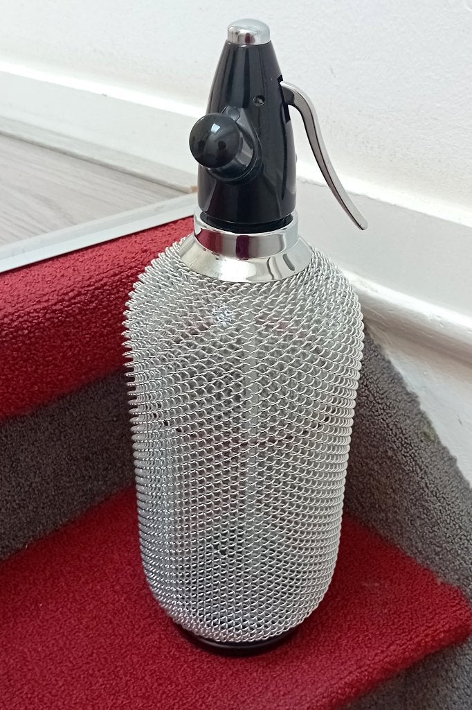 vintage Merkuria kovovas siphon tsjechisch, Verzenden