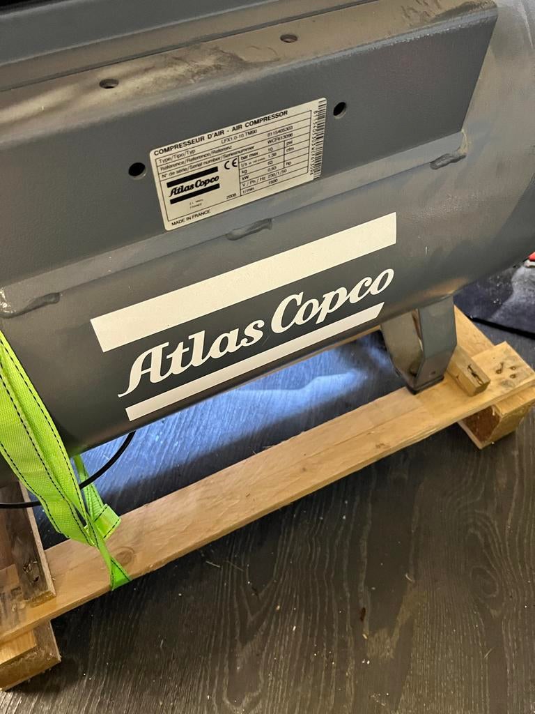 Atlas Copco Luchtcompressor LFX1.0-10 TM90 - Zo goed als nie, Doe-het-zelf en Verbouw, Compressors, Ophalen, 10 bar of meer, Zo goed als nieuw
