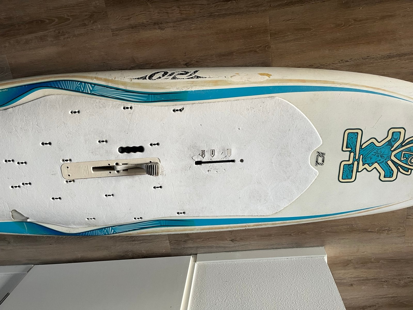 Windsurfen set voor beginners Starboard 180 liter + 2 zeilen, Ophalen, Gebruikt, Starboard, Plank