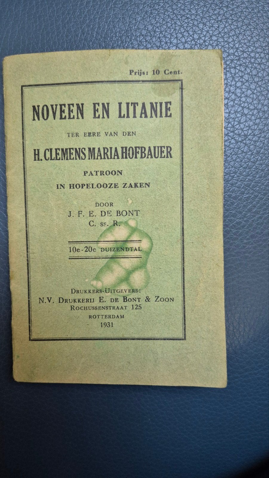 Noveen en Litanie H. Clemens Maria Hofbauer (1931), Ophalen of Verzenden