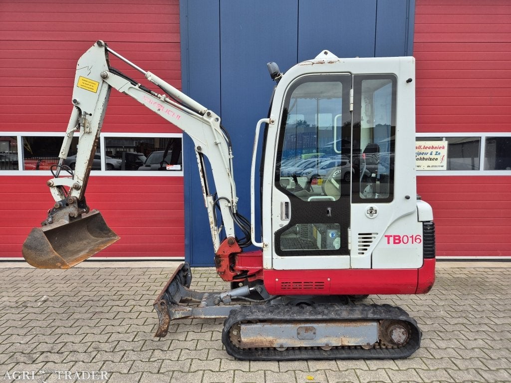 TAKEUCHI TB016 GRAAFMACHINE BOUWJAAR 2008, -, Niet opgegeven, Ophalen of Verzenden, Graafmachine