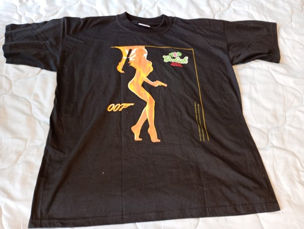Grolsch x 007 The World Is Not Enough XL Zeldzaam Nieuwstaat, Zwart, Ophalen of Verzenden, Grolsch, Maat 56/58 (XL)
