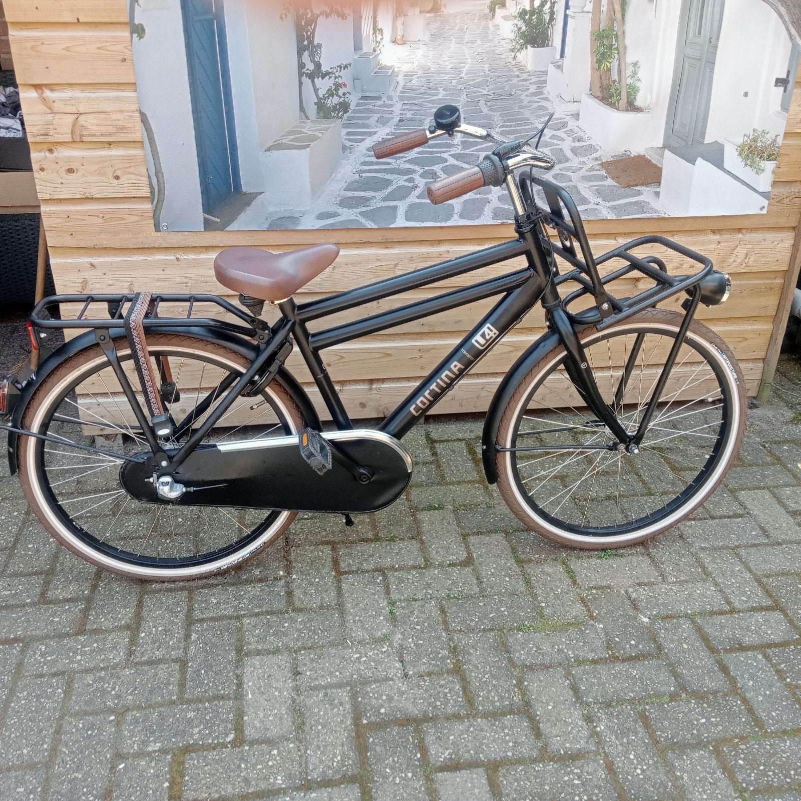 Cortina U4 Transport Jongensfiets 24 inch - 3 versnellingen, Ophalen, Terugtraprem, 24 inch, Cortina U4 transportfiets