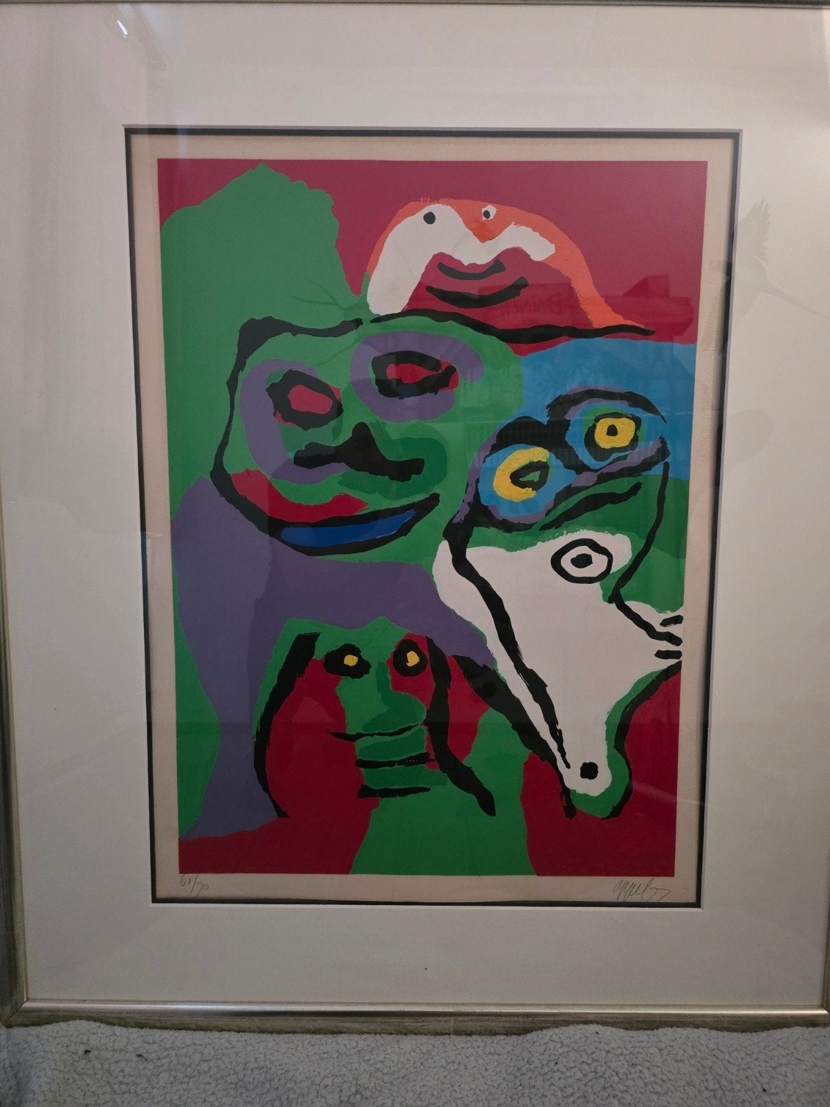 Karel Appel Zeist, Ophalen