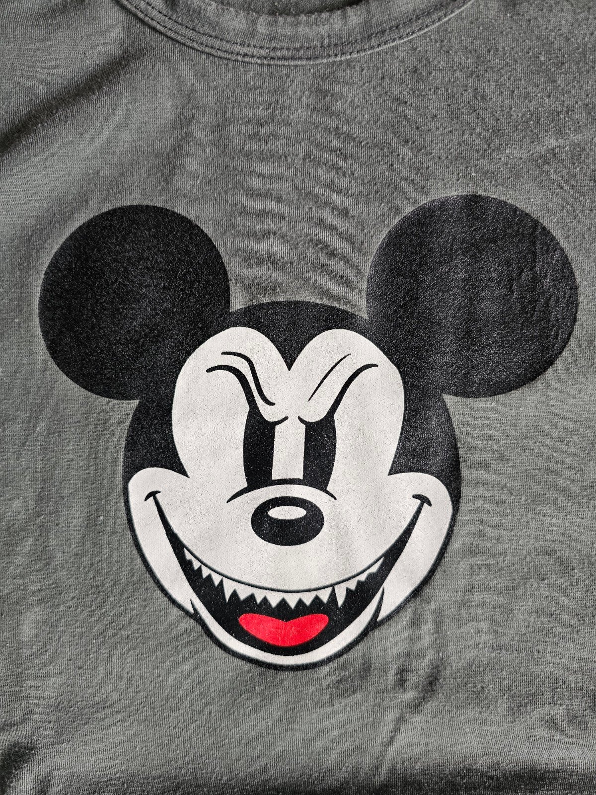 Mickey Mouse Tshirt, Ophalen of Verzenden, Gedragen, Maat 52/54 (L), Groen