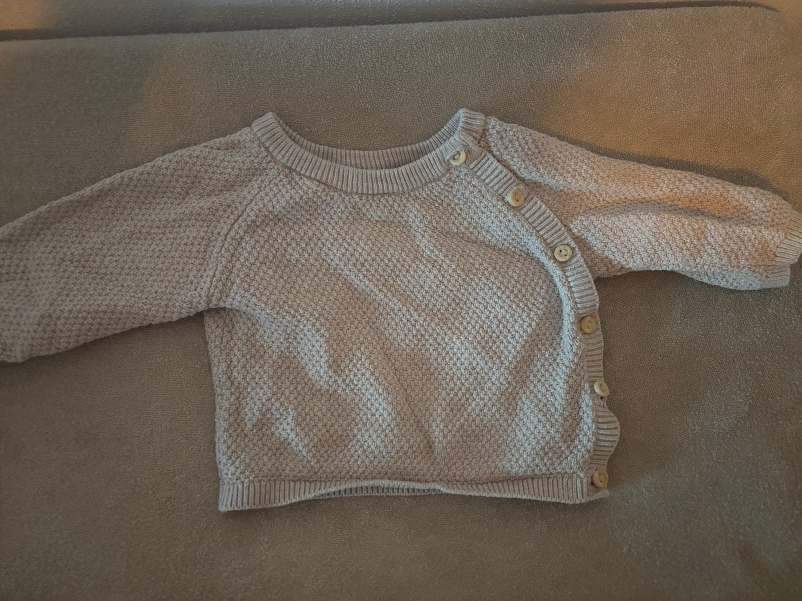 Baby overslag truitje, Kinderen en Baby's, Ophalen of Verzenden, Zo goed als nieuw, Jongetje of Meisje, Truitje of Vestje