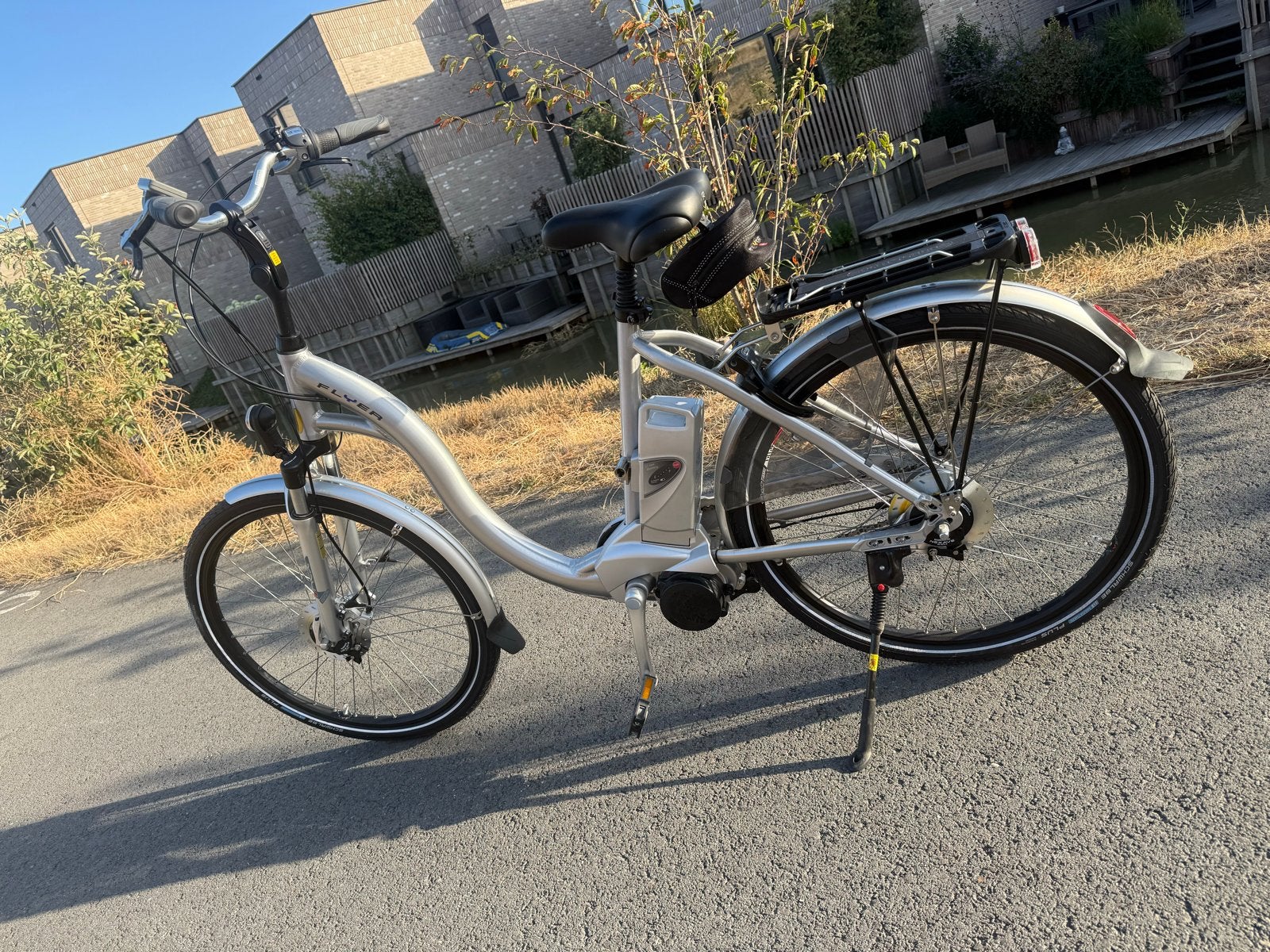 Flyer elektrische fiets - Zilver, Shimano 8-speed, Overige merken, Gebruikt, Ophalen of Verzenden, 51 tot 55 cm