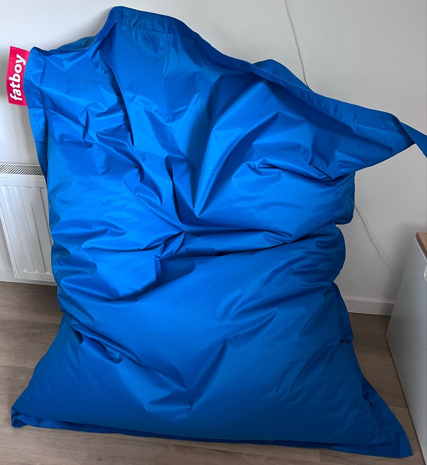 Originele Fatboy Zitzak Blauw - Zo goed als nieuw, Ophalen, Zo goed als nieuw, Blauw, Zitzak