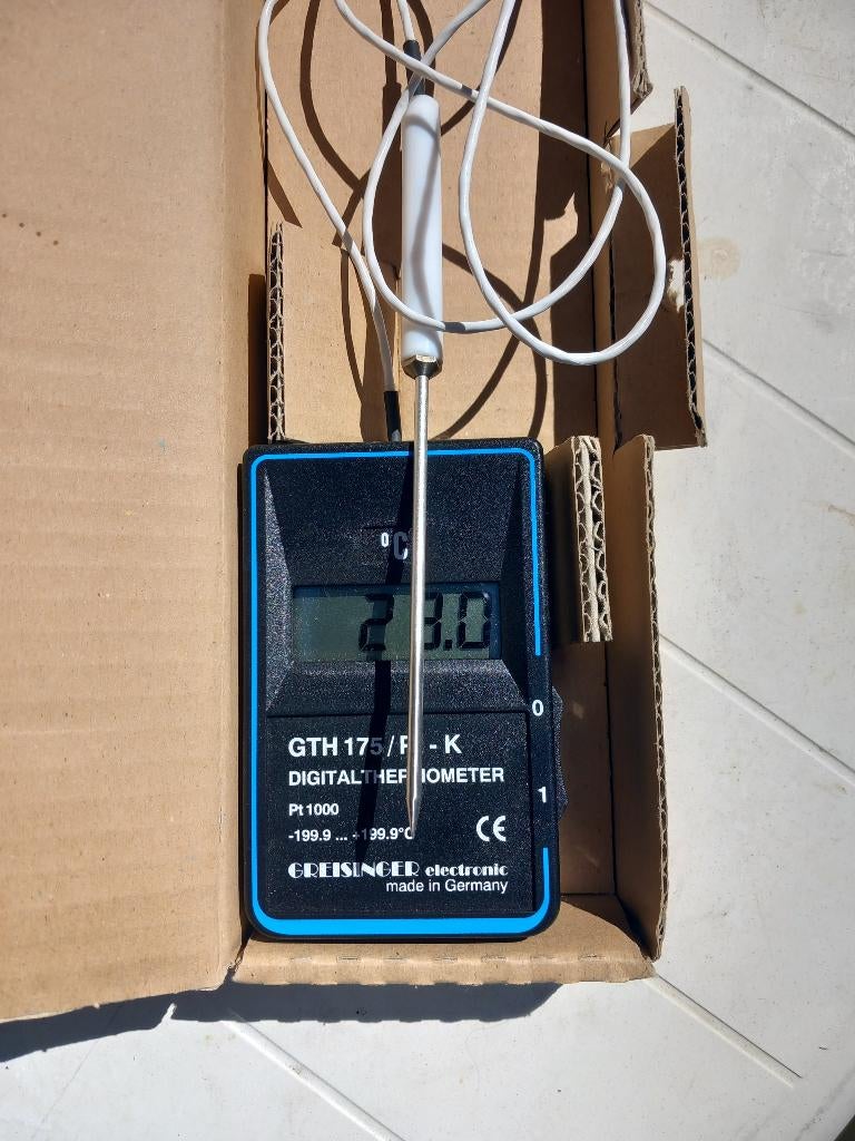 Temperatuurmeter Geisener, Ophalen of Verzenden, Zo goed als nieuw, Temperatuur
