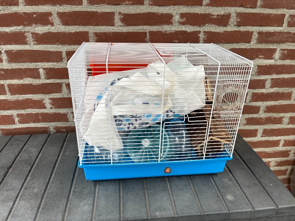 Hamsterkooi met accessoires, Kooi, Gebruikt, Minder dan 75 cm, Muis