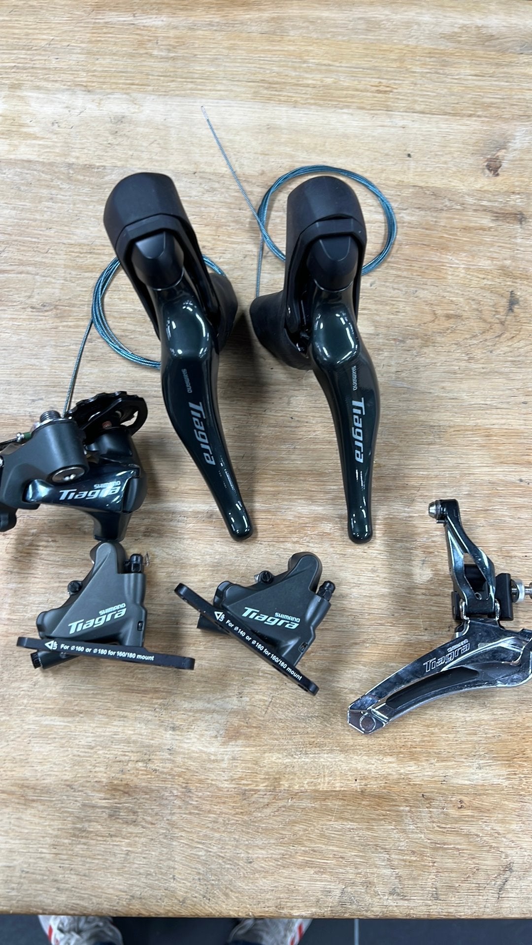 Shimano R4700 rem schakelset NIEUW, Verzenden, Nieuw, Gravelbike, Derailleur of Ketting