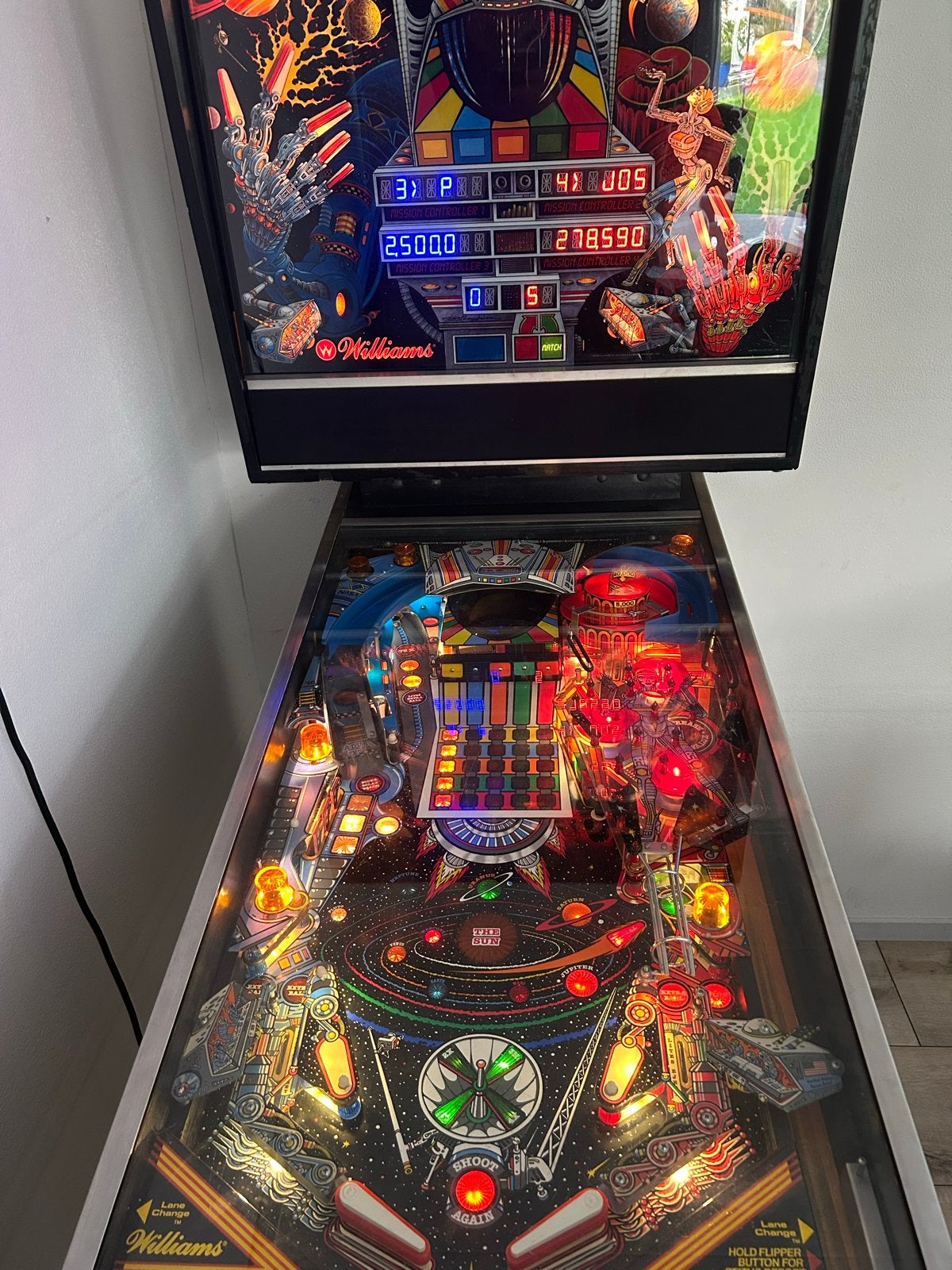 Williams Pinbot Flipperkast - Klassieke Arcade Ervaring, Verzamelen, Ophalen, Gebruikt