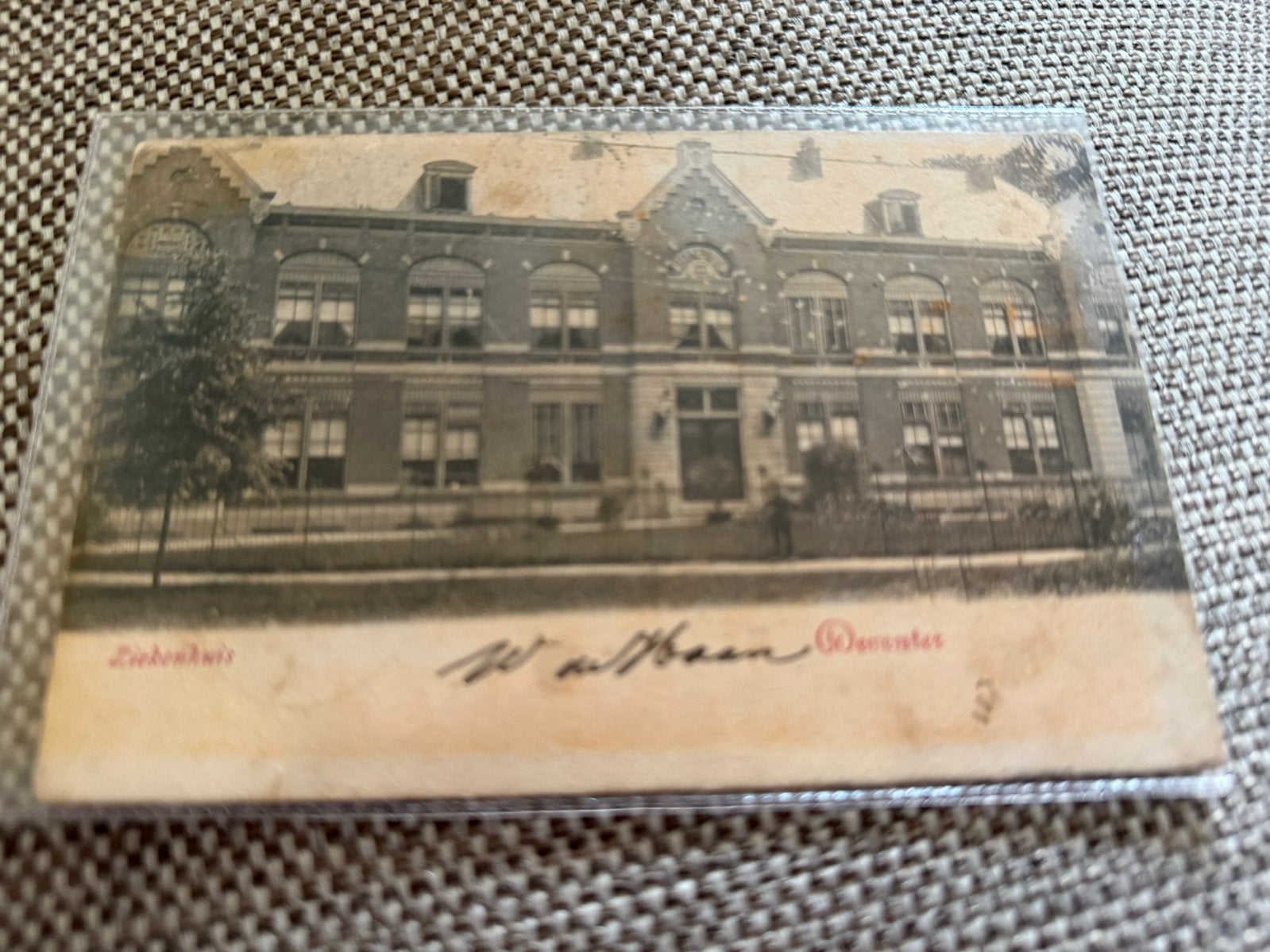Deventer Ziekenhuis, Verzamelen, Ansichtkaarten | Nederland, Ophalen of Verzenden, Voor 1920, Overijssel