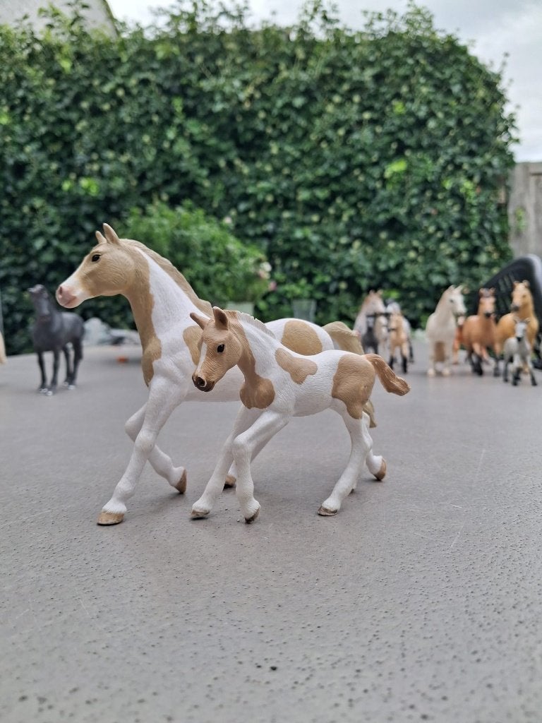 Schleich paard en veulen set, Ophalen, Gebruikt